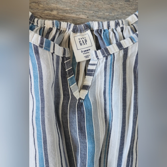 Gap Toddler Girls Stripe Pancho Cover Up Top - Picture 2 of 5